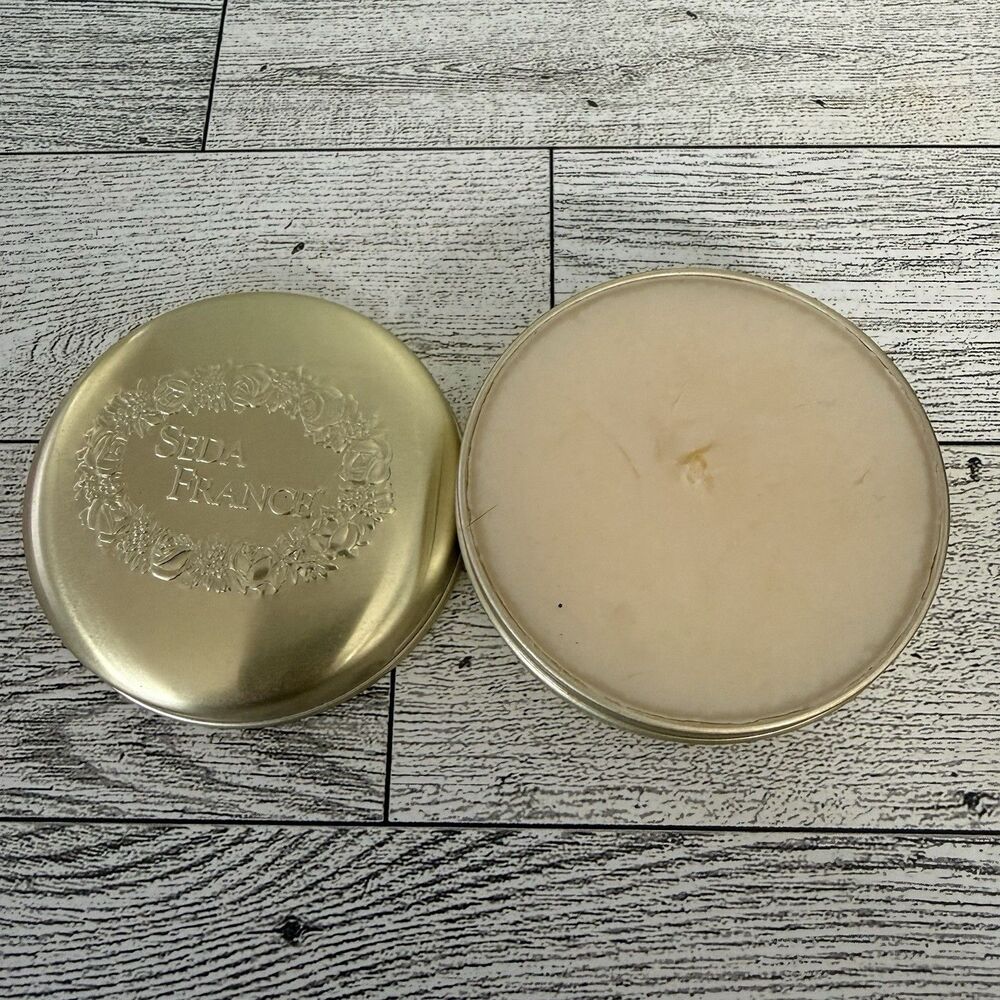 Seda France Travel Candle French Tulip Scent Gold Tin Container New